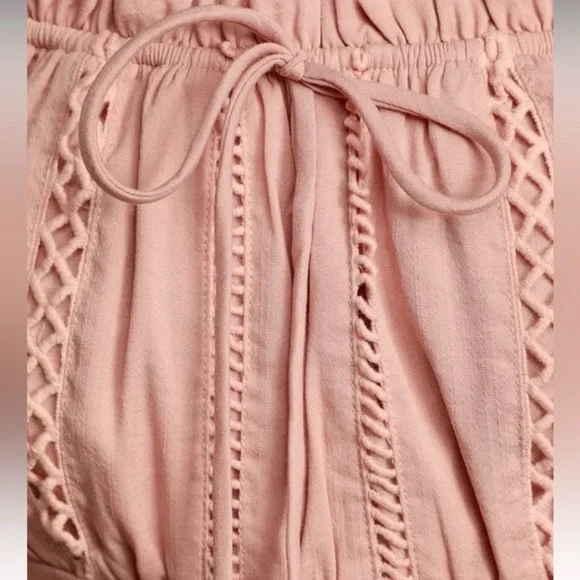 Lulus Wisteria Blush Pink Embroidered Mini Dress Size Small - Picture 9 of 13